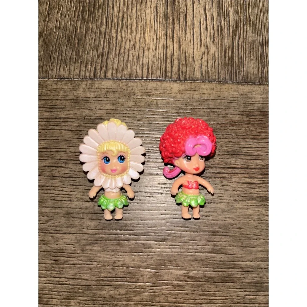 Twillerbaby Fairy Mini Figure Rose &‎ Daisy Barbie Thumbelina Mattell 2008